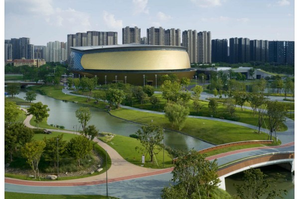 Archi-Tectonics' Asian Games Eco-Park is Hybrid by Nature