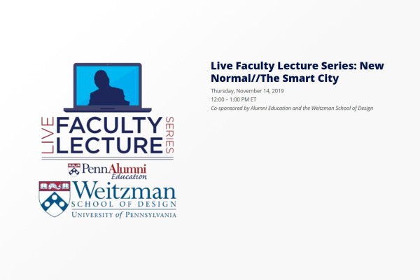 Live Lecture:  New Normal//Smart City